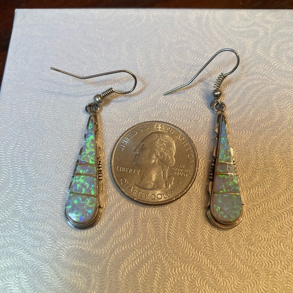 Native American Opal Earrings - New - Picture 6 of 11